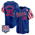 Vanessashop B.Orioles #35 Adley Rutschman Royal USA 250 Independence Day Vapor Premier Limited Home Game Stitched Jerseys