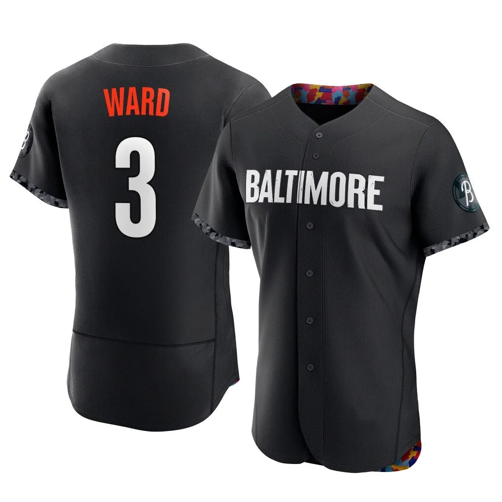 Vanessashop B.Orioles #3 Taylor Ward Player Black City Connect Limited Elite Home Game Stitched Jerseys
