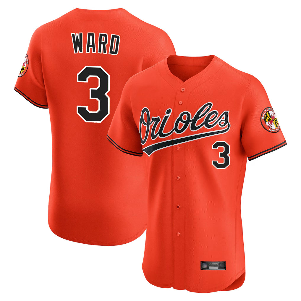 Vanessashop B.Orioles #3 Taylor Ward Player Orange Limited Elite Home Game Stitched Jerseys