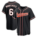 Vanessashop B.Orioles #6 Ryan Mountcastle Player Black Out Home Game Stitched Jerseys
