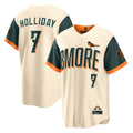 Vanessashop B.Orioles #7 Jackson Holliday Player Cream 2026 City Connect Home Game Stitched Jerseys