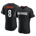Vanessashop B.Orioles #8 Cal Ripken Player Black City Connect Limited Elite Home Game Stitched Jerseys