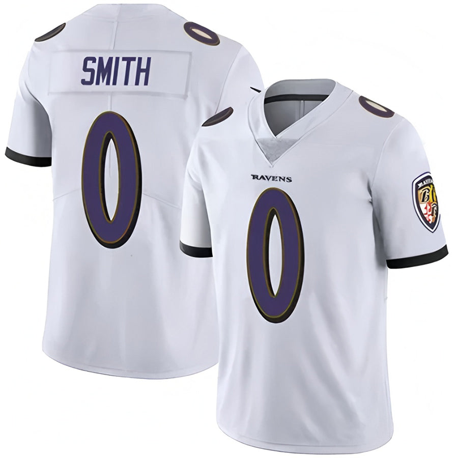 Vanessashop B.Ravens #0 Roquan Smith Player White Vapor F.U.S.E. Limited Stitched Jerseys