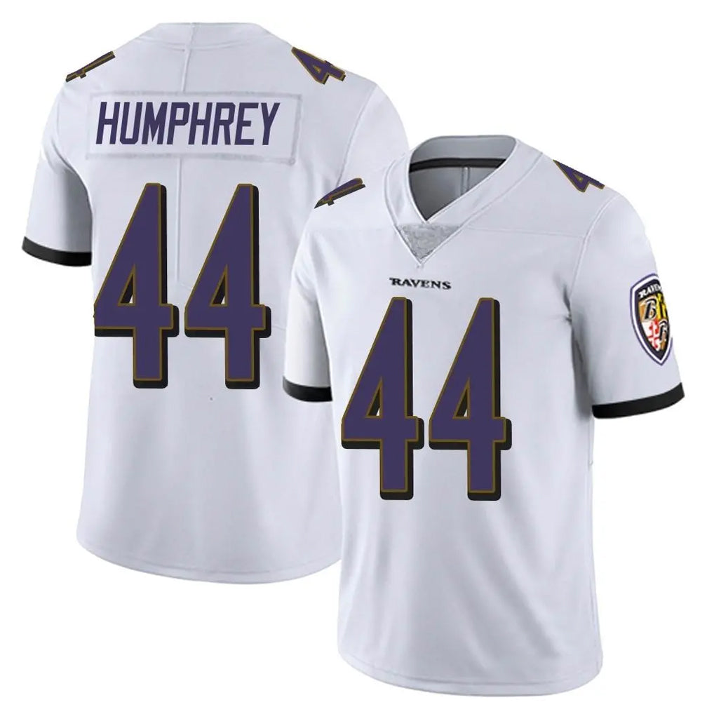 Vanessashop B.Ravens #44 Marlon Humphrey Player White Vapor Untouchable Limited Home Game Stitched Jerseys