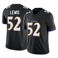 Vanessashop B.Ravens #52 Ray Lewis Player Black Vapor F.U.S.E. Limited Game Stitched Jerseys