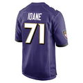 Vanessashop B.Ravens #71 Olaivavega Ioane Player Purple Alternate Home Stitched Jerseys