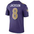 Vanessashop B.Ravens #8 Lamar Jackson Player Purple Legend Performance Stitched Jerseys