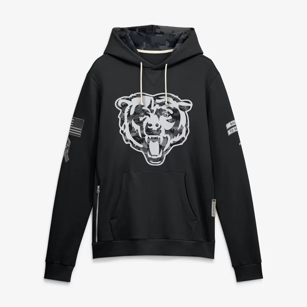Vanessashop C.Bears 2026 Salute To Service Club Pullover Hoodie Cheap sale Birthday and Christmas gifts Stitched American Football Jersey