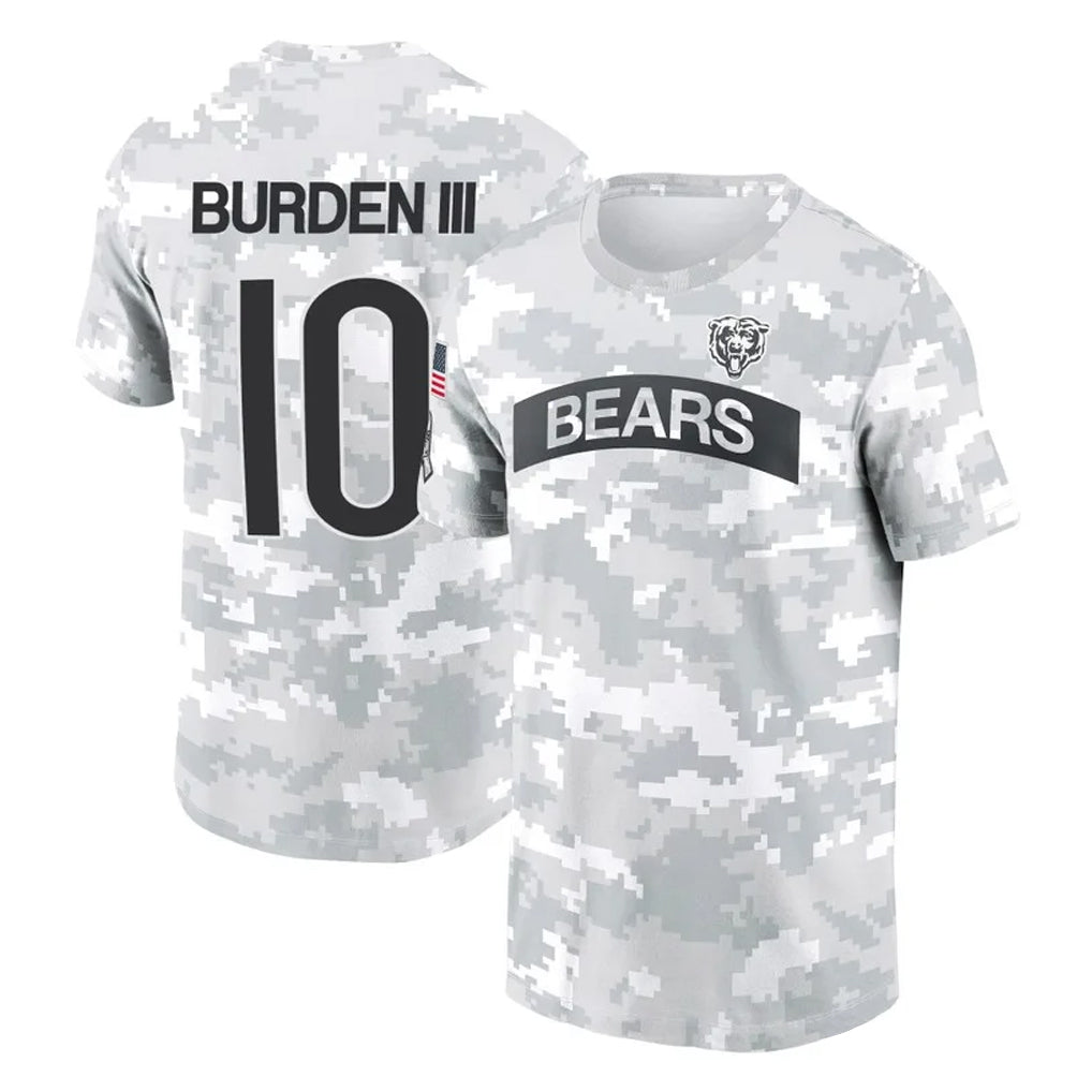 C.Bears #10 Luther Burden III Player Arctic Camo Vanessashop Salute to Service Pullover Hoodies Limited Stitched Jerseys