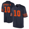 C.Bears #10 Luther Burden III Player Navy Blue Vanessashop Alternate Game Stitched Jerseys