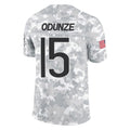 C.Bears #15 Rome Odunze Player Arctic Camo Vanessashop Salute to Service Limited Stitched Jerseys