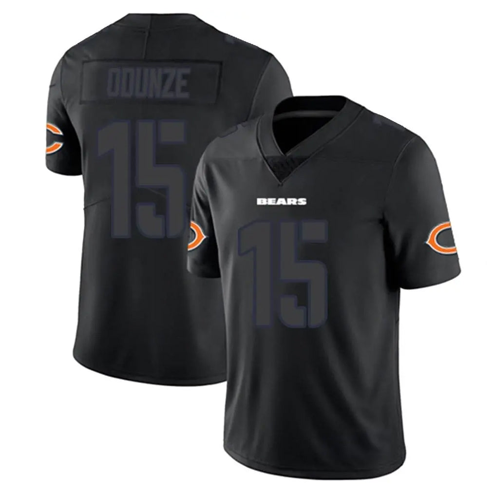 C.Bears #15 Rome Odunze Player Black Vanessashop Impact Limited Game Stitched Jerseys