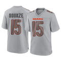 C.Bears #15 Rome Odunze Player Gray Vanessashop Atmosphere Fashion Game Stitched Jerseys
