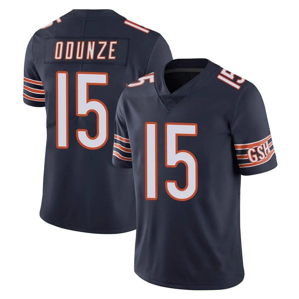 C.Bears #15 Rome Odunze Player Navy Vanessashop Vapor Untouchable Limited Home Game Stitched Jerseys