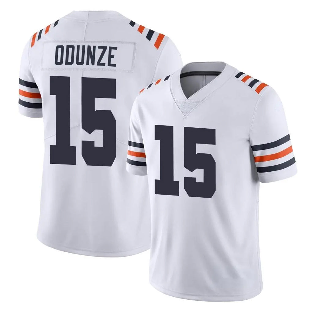 C.Bears #15 Rome Odunze Player White Vanessashop Classic Vapor Limited Home Game Stitched Jerseys