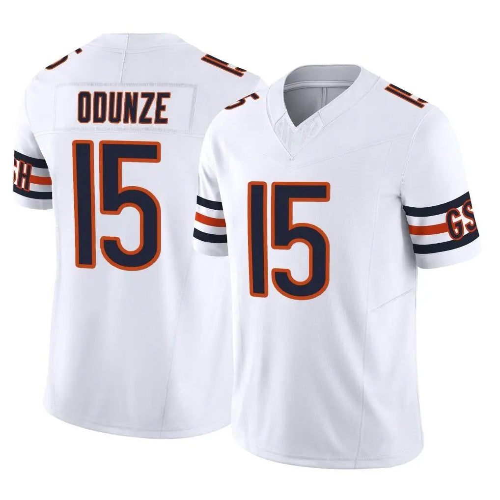 C.Bears #15 Rome Odunze Player White Vanessashop Vapor F.U.S.E. Limited Home Game Stitched Jerseys