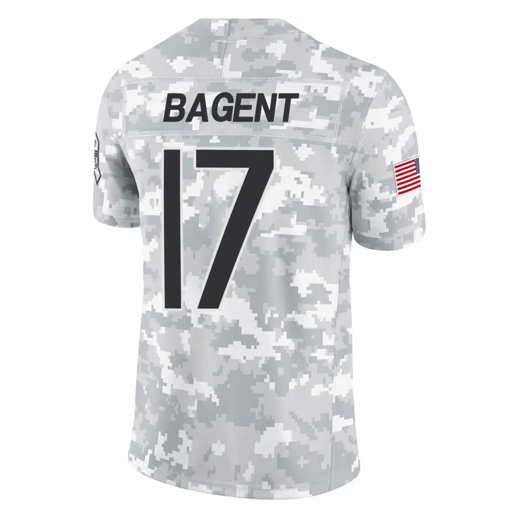 C.Bears #17 Tyson Bagent Player Arctic Camo Vanessashop Salute to Service Limited Stitched Jerseys