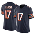 C.Bears #17 Tyson Bagent Player Navy Vanessashop Vapor F.U.S.E. Limited Home Game Stitched Jerseys