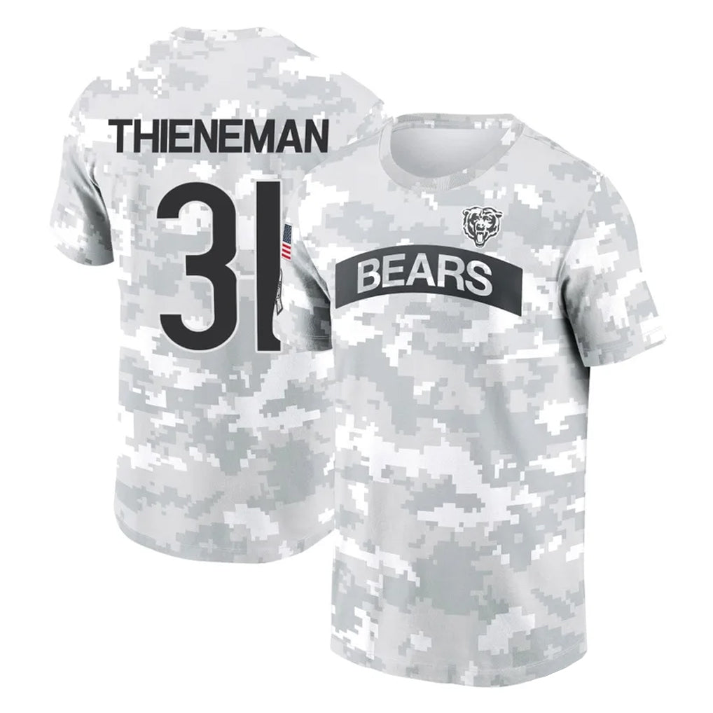 Vanessashop C.Bears #31 Dillon Thieneman Player Arctic Camo Salute to Service Performance T-Shirt Limited Stitched Jerseys