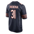Vanessashop C.Bears #31 Dillon Thieneman Player Navy Home Game Stitched Jerseys