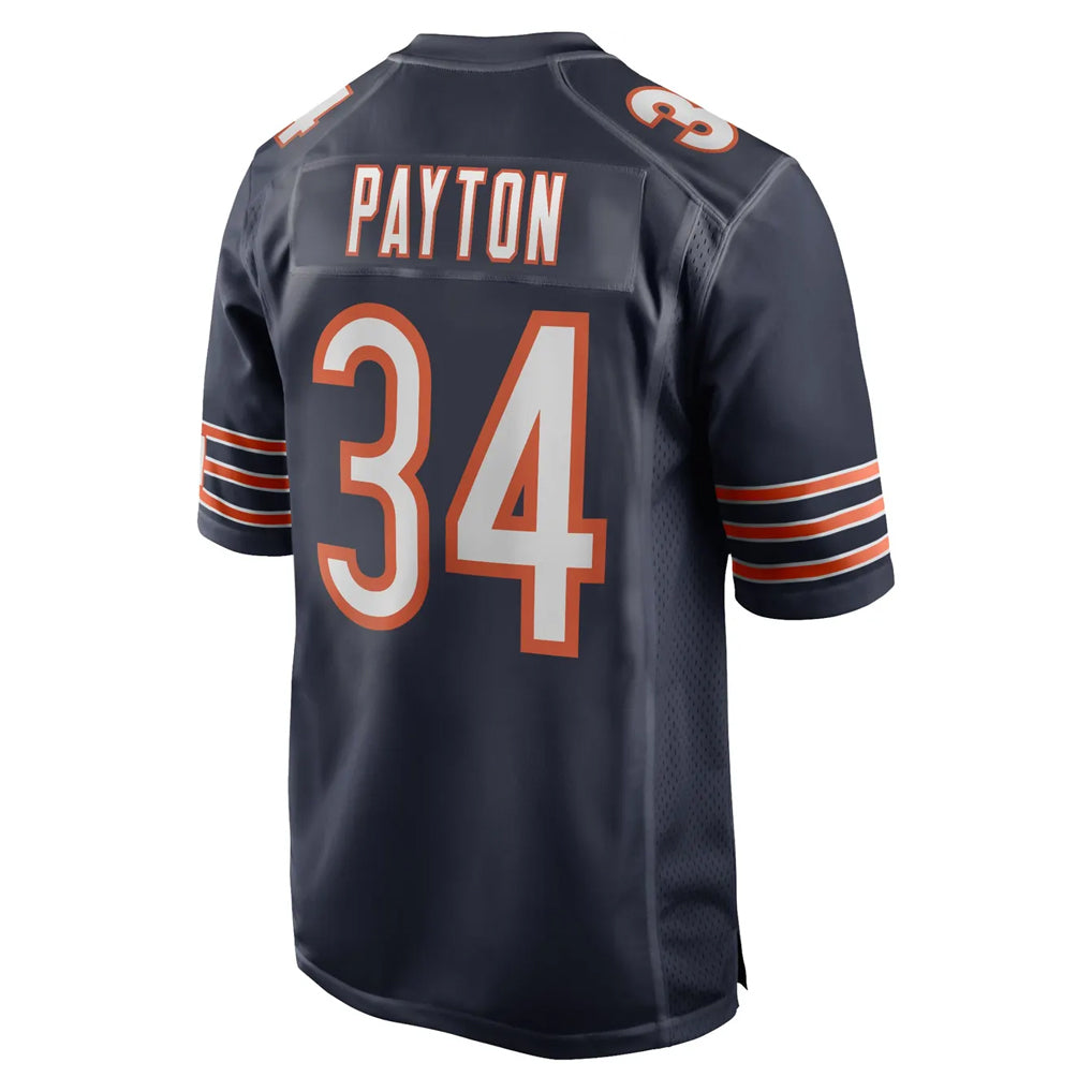 Vanessashop C.Bears #34 Walter Payton Player Navy Home Game Stitched Jerseys