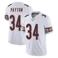 Vanessashop C.Bears #34 Walter Payton Player White Vapor Untouchable Limited Home Game Stitched Jerseys