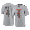 Vanessashop C.Bears #4 D'Andre Swift Player Gray Atmosphere Fashion Game Stitched Jerseys