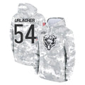 Vanessashop C.Bears #54 Brian Urlacher Player Arctic Camo Salute to Service Pullover Hoodies Limited Stitched Jerseys
