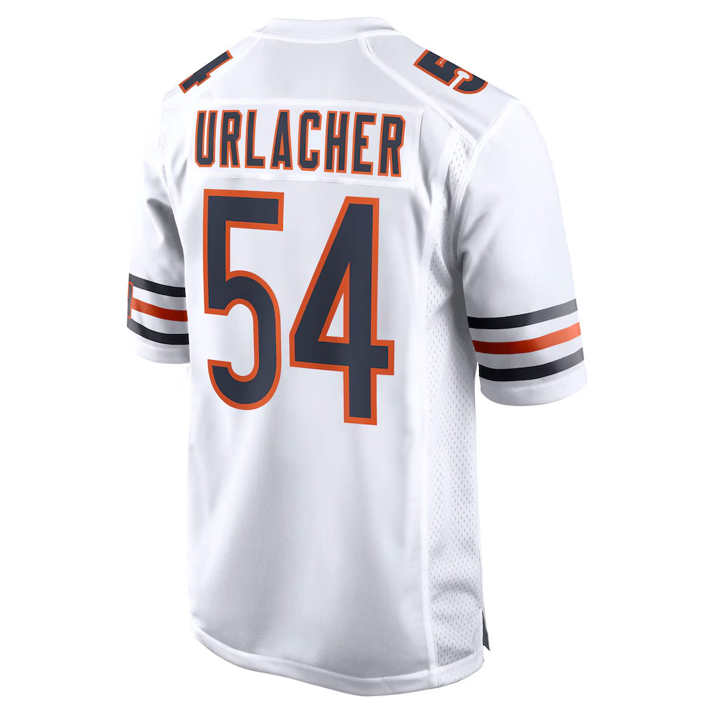 Vanessashop C.Bears #54 Brian Urlacher Player White Home Game Stitched Jerseys