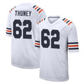Vanessashop C.Bears #62 Joe Thuney Player White Classic Home Game Stitched Jerseys
