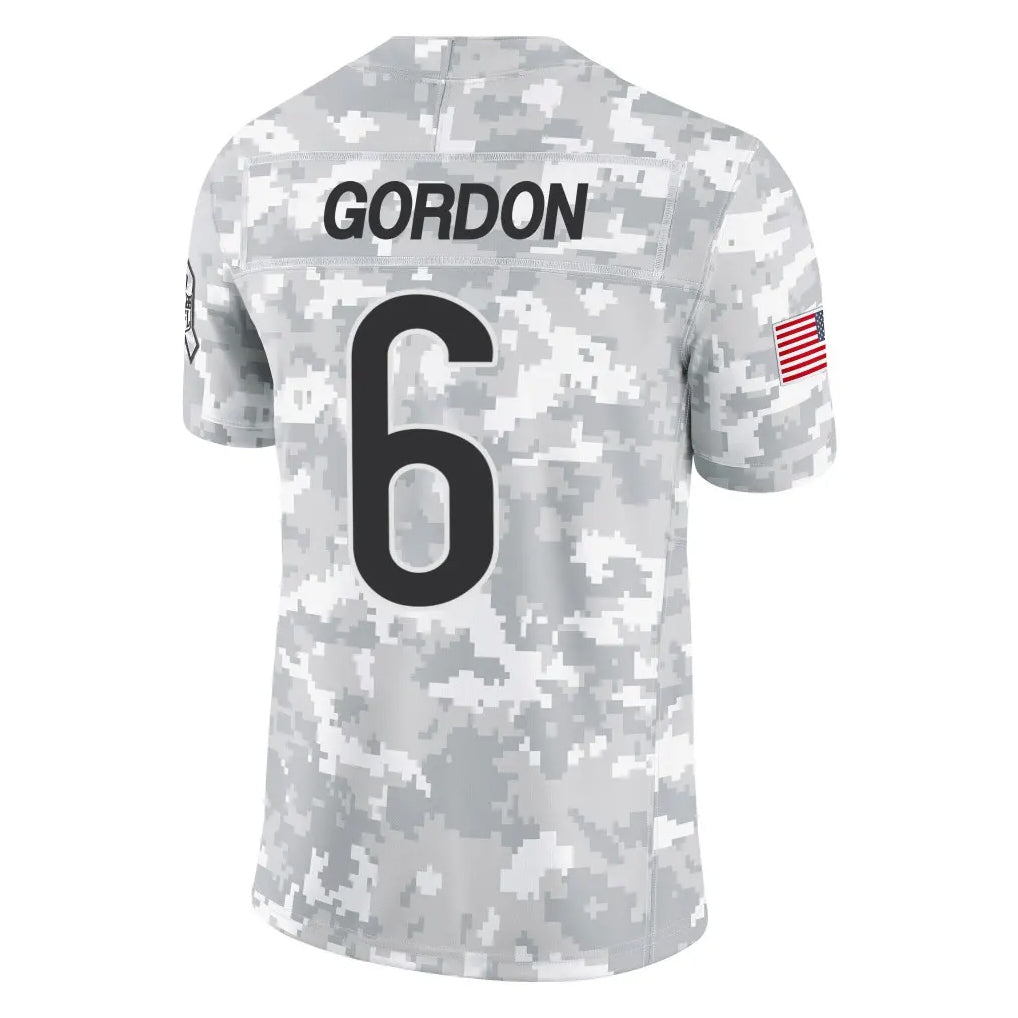 Vanessashop C.Bears #6 Kyler Gordon Player Arctic Camo Salute to Service Limited Stitched Jerseys