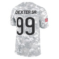 Vanessashop C.Bears #99 Gervon Dexter Sr. Player Arctic Camo Salute to Service Limited Stitched Jerseys