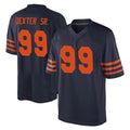 Vanessashop C.Bears #99 Gervon Dexter Sr. Player Navy Blue Alternate Game Stitched Jerseys