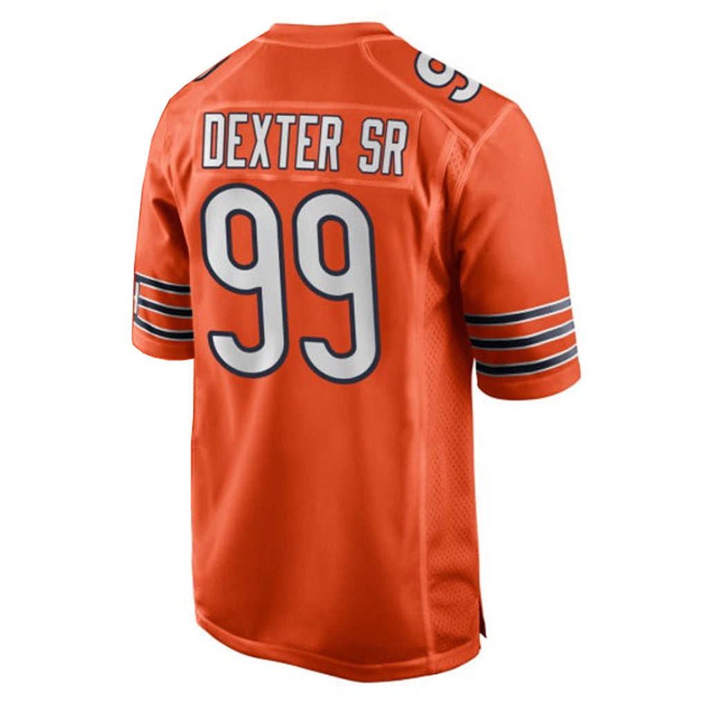Vanessashop C.Bears #99 Gervon Dexter Sr. Player Orange Home Game Stitched Jerseys