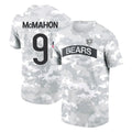 C.Bears #9 Jim McMahon Player Arctic Camo Vanessashop Salute to Service Performance T-Shirt Limited Stitched Jerseys