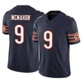 C.Bears #9 Jim McMahon Player Navy Vanessashop Vapor F.U.S.E. Limited Home Game Stitched Jerseys