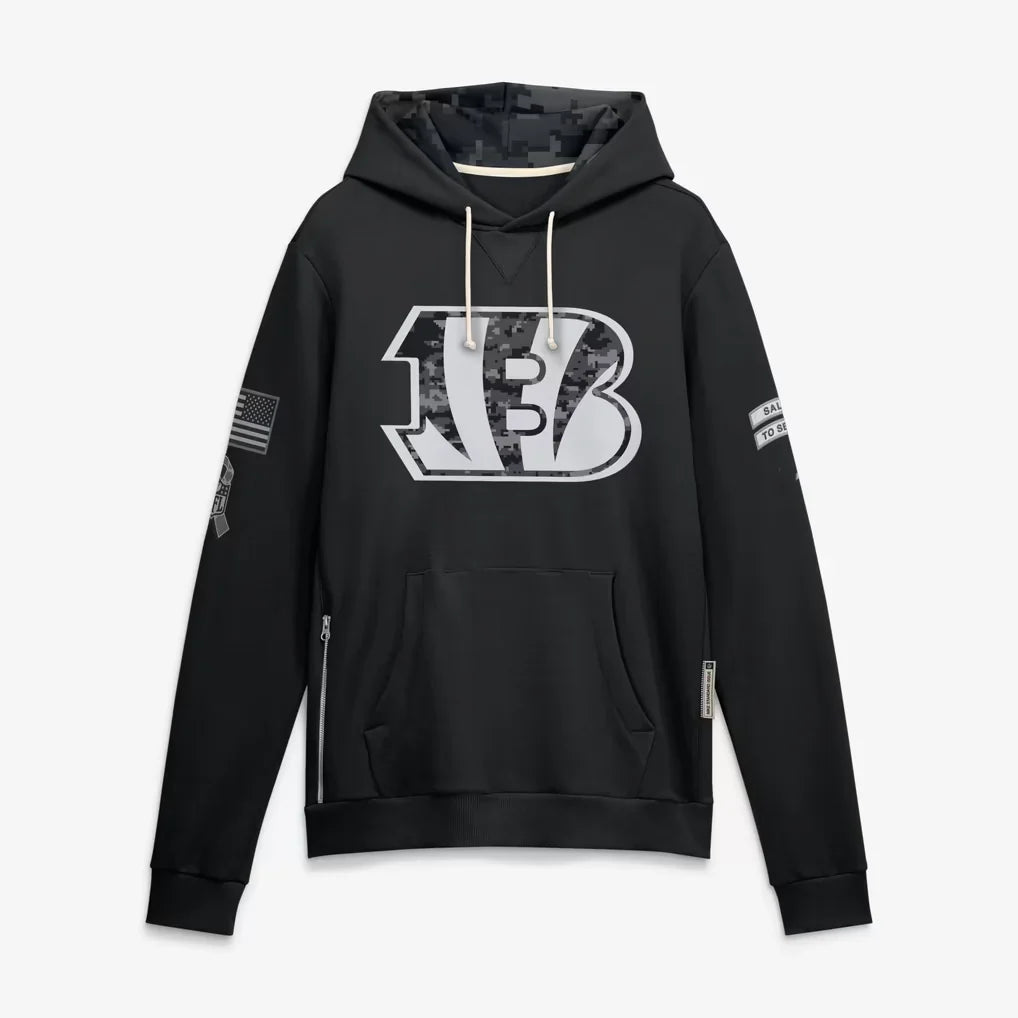 Vanessashop C.Bengals 2026 Salute To Service Club Pullover Hoodie Cheap sale Birthday and Christmas gifts Stitched American Football Jersey