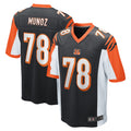 Vanessashop C.Bengals #78 Anthony Munoz Player Black Alternate Home Game Stitched Jerseys