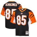 Vanessashop C.Bengals #85 Chad Johnson Player Black Mitchell & Ness Replica Stitched Jerseys