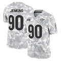 Vanessashop C.Bengals #90 Kris Jenkins Jr Player Arctic Camo Salute to Service Limited Stitched Jerseys