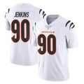 Vanessashop C.Bengals #90 Kris Jenkins Jr Player White Vapor Untouchable Limited Home Game Stitched Jerseys