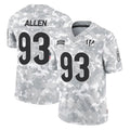 Vanessashop C.Bengals #93 Jonathan Allen Player Arctic Camo Salute to Service Limited Stitched Jerseys