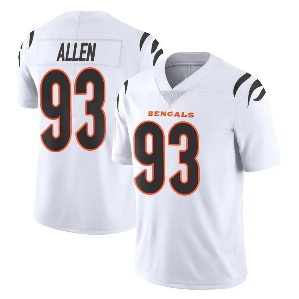 Vanessashop C.Bengals #93 Jonathan Allen Player White Vapor Untouchable Limited Home Game Stitched Jerseys