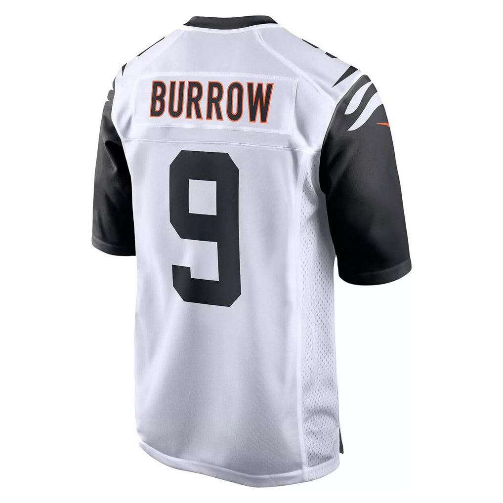 Vanessashop C.Bengals #9 Joe Burrow Player White Alternate Home Game Stitched Jerseys