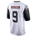 Vanessashop C.Bengals #9 Joe Burrow Player White Alternate Home Game Stitched Jerseys
