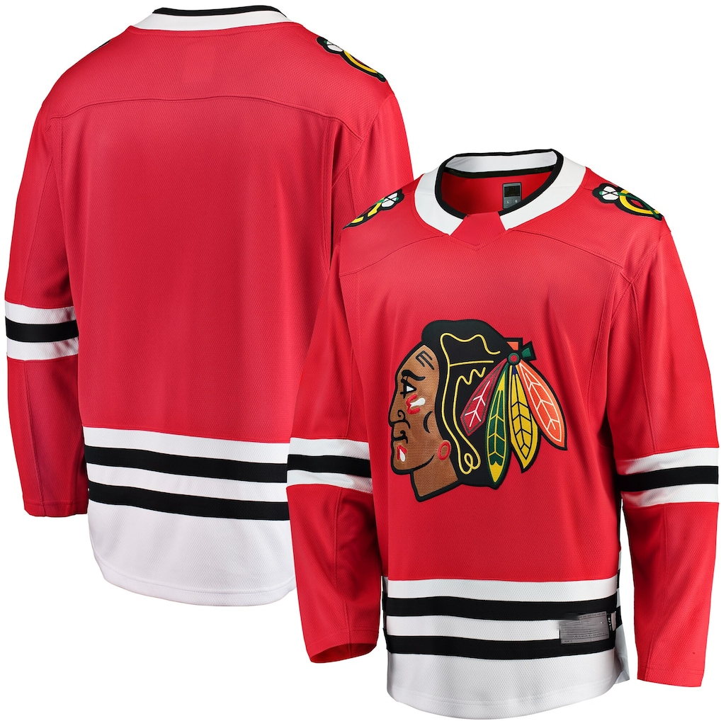 Vanessashop C.Blackhawks Red Breakaway Home Jerseys
