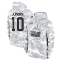 Vanessashop C.Browns #10 Quinshon Judkins Player Arctic Camo Salute to Service Hoodies Limited Game Stitched Jerseys