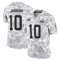 Vanessashop C.Browns #10 Quinshon Judkins Player Arctic Camo Salute to Service Limited Home Game Stitched Jerseys