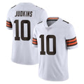 Vanessashop C.Browns #10 Quinshon Judkins Player White Vapor Untouchable Limited Home Game Stitched Jerseys