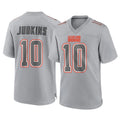 Vanessashop C.Browns #10 Quinshon Judkinst Player Gray Atmosphere Fashion Game Stitched Jerseys